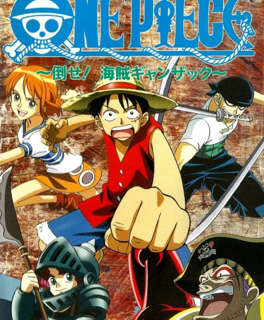 Cover image for One Piece: Defeat the Pirate Ganzack! (ONE PIECE: Taose! Kaizoku Ganzack; ONE PIECE 倒せ!海賊ギャンザック; Defeat Him! The Pirate Ganzack!; ONE PIECE ジャンプスーパーアニメツアー'98; ONE PIECE Jump Super Anime Tour '98)