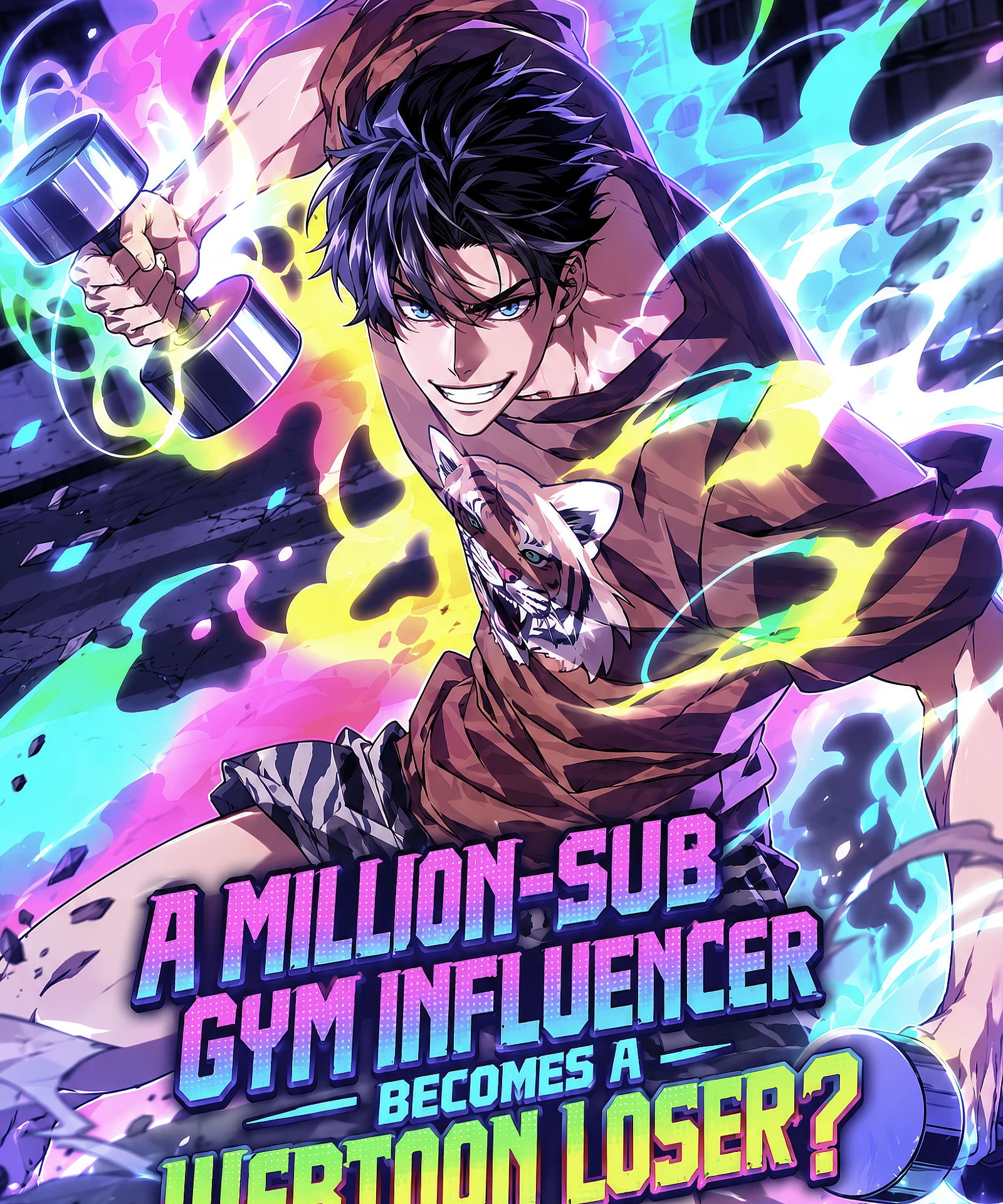 Cover image for From a Million-View Fitness YouTuber to a Powerless Nobody in a Webtoon? (100만 운동 유튜버인 내가 이 웹툰에서는 초능력도 없는 쩌리? -부제: 원래 그랬음; I'm a Million-View Exercise Youtuber, but in This Webtoon, I'm a Loser With No Superpowers? -That's How It Was Originally; From a Million-View Fitness YouTuber to a Powerless Nobody in a Webtoon?; Me)