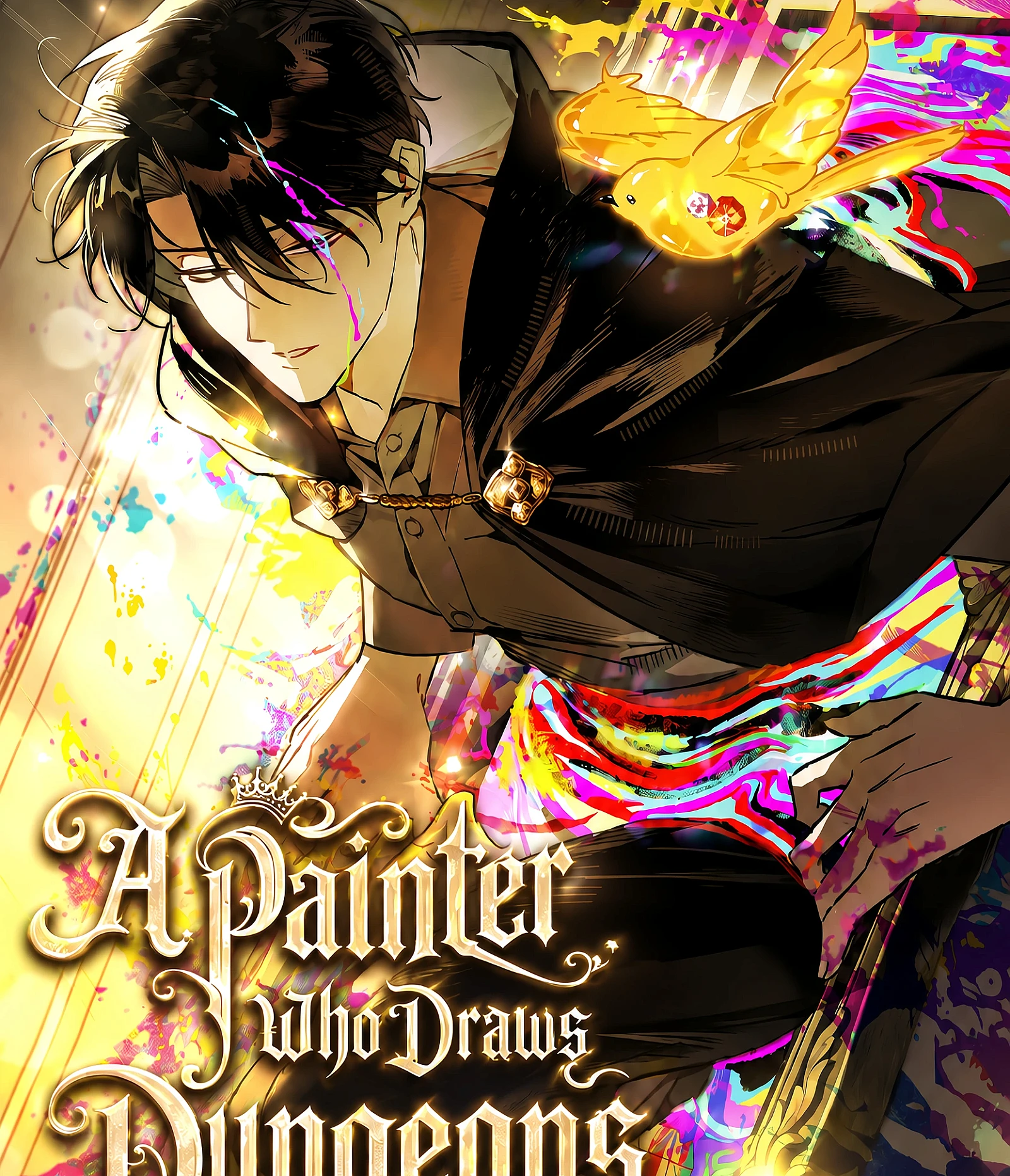 Cover image for A Painter Who Draws Dungeons (던전을 그리는 화?; 던그?; A Painter Who Draws Dungeons; The Painter Drawing Dungeons)