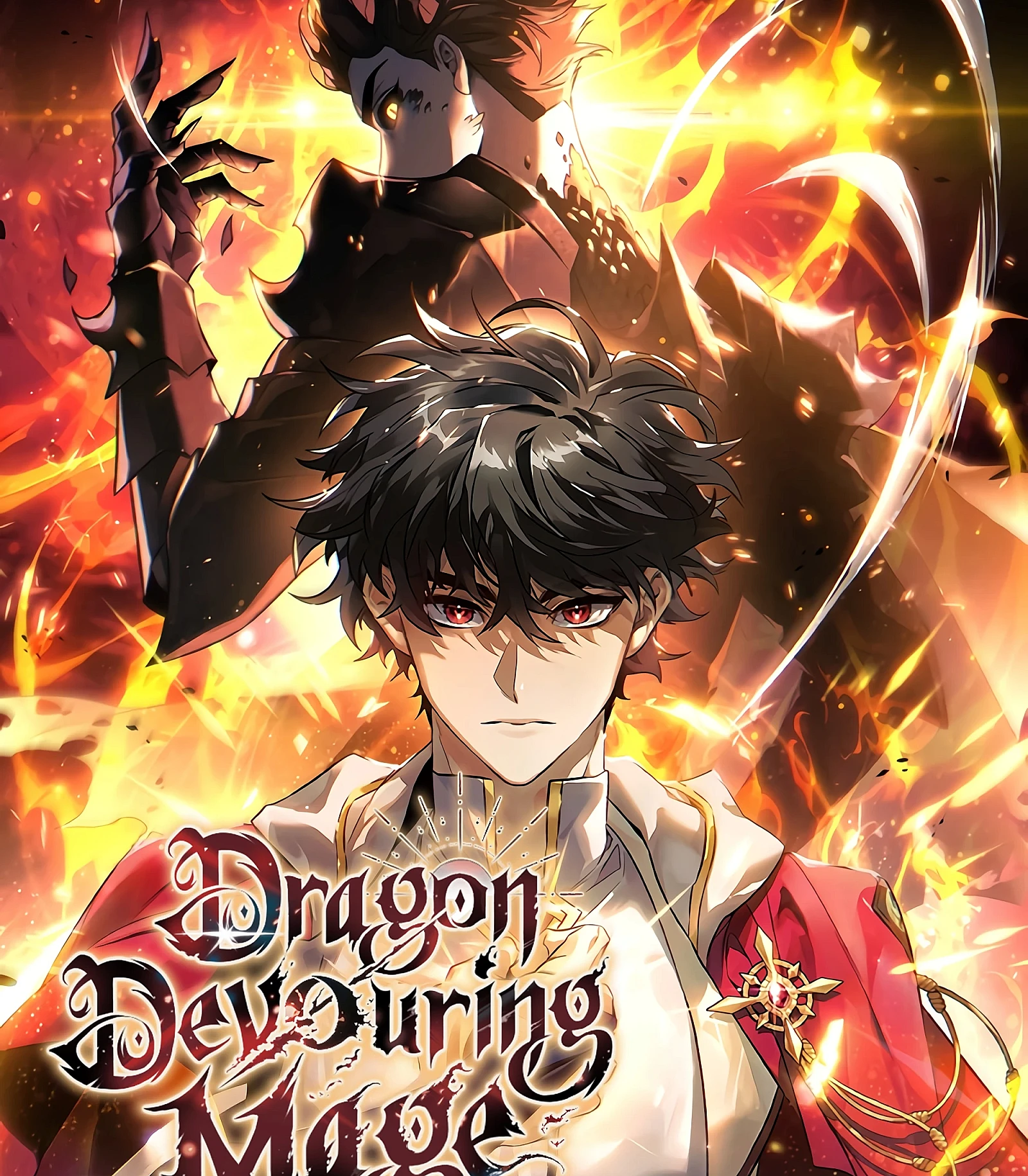 Cover image for Dragon-Devouring Mage (噬龙魔法师; 竜を喰らう魔法士; นักเวทผู้กลืนกินมังกร; 용을 삼킨 마법사; The Mage: Swallowed the Dragon)