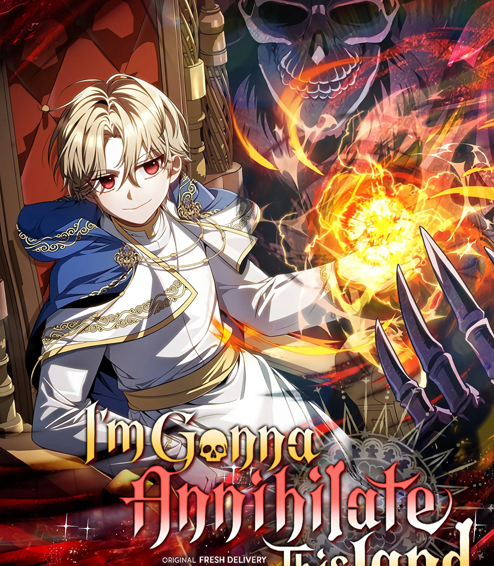 Cover image for I'm Gonna Annihilate This Land (聖者ですが、この国を滅ぼします; I'm Going to Destroy This Country; 이 나라를 없앨 예정인데?; I'm Going to Wipe Out This Country; Holy Hella's Ultimate End)