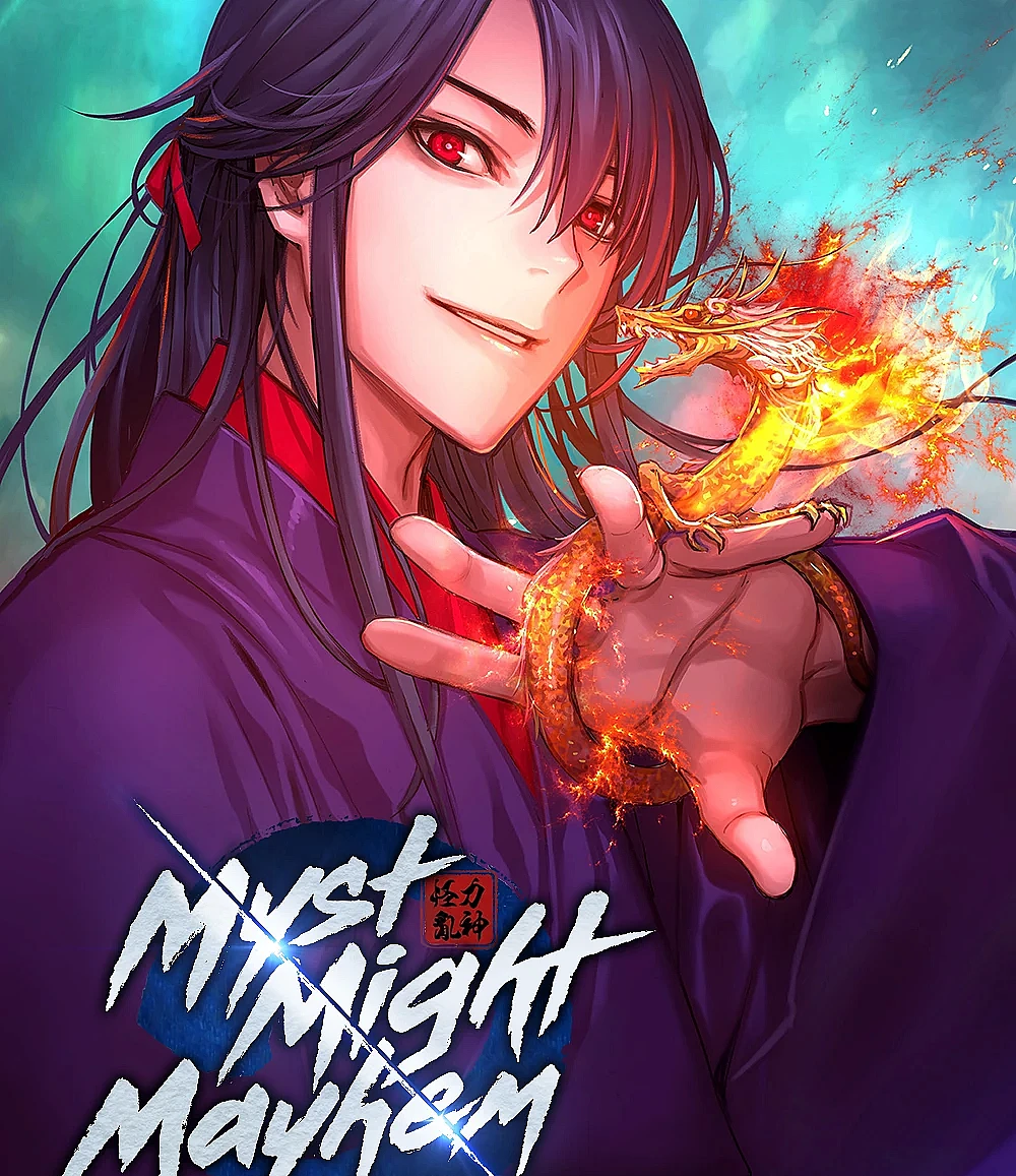 Cover image for Myst, Might, Mayhem (怪力亂神; Deus do Caos Todo-Poderoso; ลับลางลวง; Monarca del Caos; Goeryeok Nansin)
