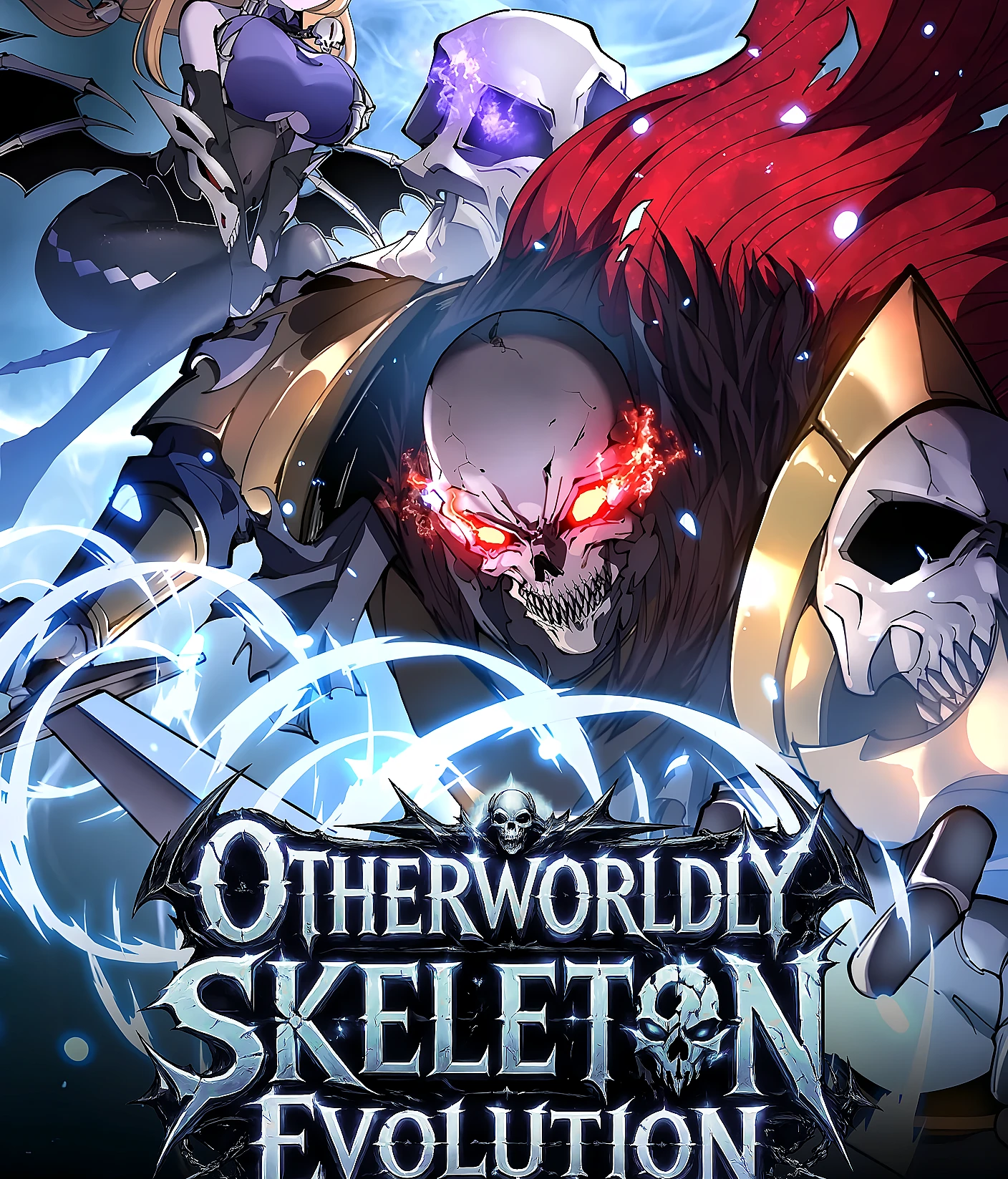 Cover image for Otherworldly Skeleton Evolution (Skeleton Evolution; Skeleton Evolution: Starting From Being Summoned By the Sorceress; Kūlóu Jìnhuà: Cóng Bèi Nǚshén Zhàohuàn Kāishǐ; 骷髅进化：从被女神召唤开始; Kulou Jinhua: Cong Bei Nvshen Zhaohuan Kaishi)