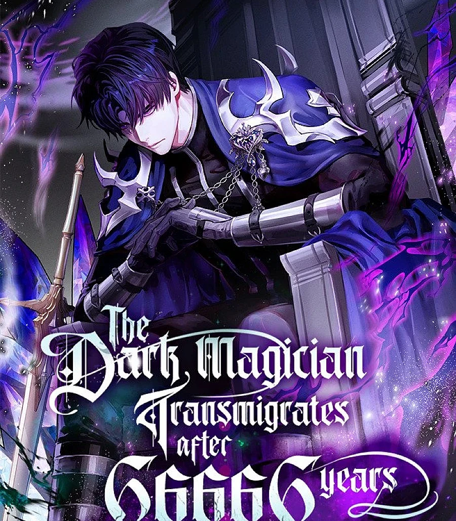 Cover image for The Dark Magician Transmigrates After 66666 Years (66666年ぶりに転生した黒魔術師; 66666年后复活的黑魔法师; El Mago Oscuro Se Reencarna Después De 66, 666 Años; 66.666 Jahre: Die Rückkehr des schwarzen Magiers; 66666년 만에 환생한 흑마법사)