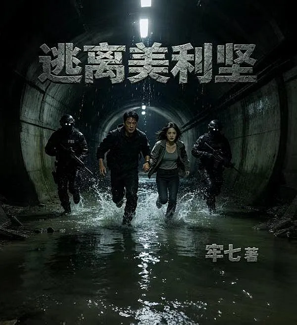 Cover image for Escape from America (Fugir da América; Побег из Америки; Trốn khỏi nước Mỹ; Kabur dari Amerika; Escapar de América; Táo Lí Měilìjiān; 逃离美利坚)