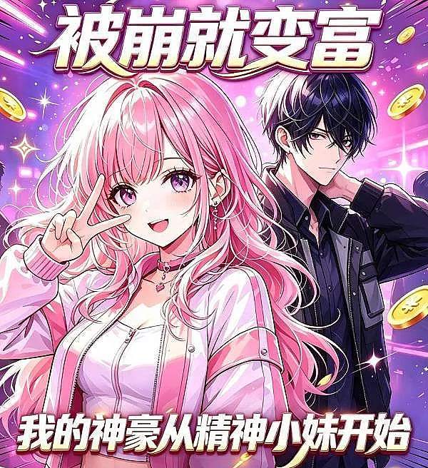 Cover image for Wrecked to Riches: My Tycoon Life Begins with a Streetwise Girl (Arruinado para Ficar Rico: Minha Vida de Magnata Começa com uma Garota Descolada; Разориться, чтобы разбогатеть: моя жизнь олига��ха начинается с уличной девчонки; Phá Sản Để Giàu: Cuộc Đời Đại Gia Của Tôi Bắt Đầu Từ Cô Gái Ngang Tàng; Bangkrut Jadi Kaya: Kehidupan Konglomeratku Dimulai dari Gadis Jalanan; Arruinado para Hacerse Rico: Mi Vida de Magnate Comienza con una Chica Callejera; Bei Beng Jiu Bian Fu: Wo De Shen Hao Cong Jing Shen Xiao Mei Kai Shi; 被崩就变富：我的神豪从精神小妹开始)