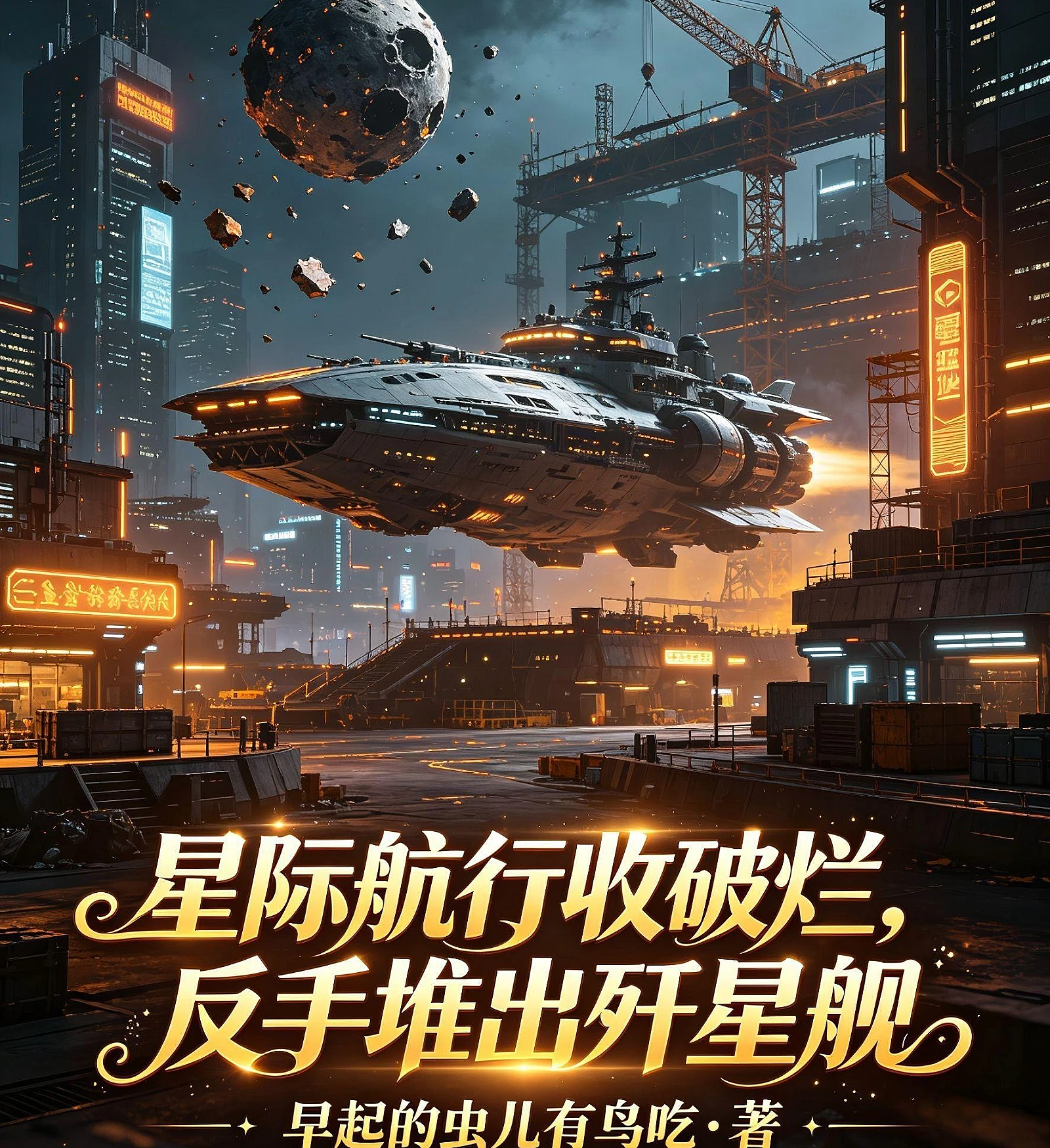 Cover image for Salvaging the Cosmos, Crafting a Star Destroyer (星际航行收破烂，反手堆出歼星舰)