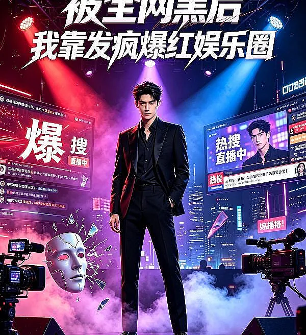 Cover image for Break the Script: A Canceled Star's Viral Comeback (Quebrando o roteiro: a reviravolta do ator cancelado; Сломанный сценарий: восхождение отвергнутой звезды; Phá vỡ kịch bản: Hành trình trở thành hiện tượng của kẻ bị ghét; Dari Korban Hujatan Jadi Bintang Viral; De villano a fenómeno: el actor que rompió el guión; Bei Quanwang Hei Hou, Wo Kao Fafeng Baohong Yulequan; 被全网黑后，我靠发疯爆红娱乐圈)