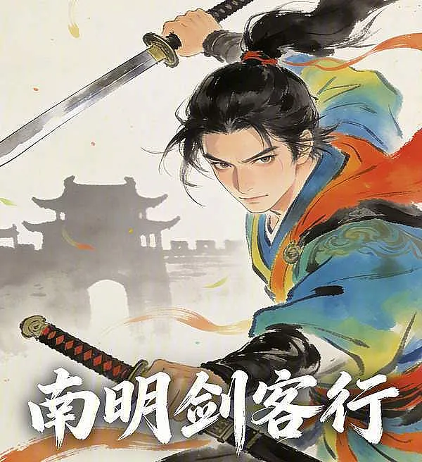 Cover image for Chronicles of the Southern Ming Swordsman (Crônicas do Espadachim dos Ming do Sul; Хроники южно-минского меченосца; Hành Khúc Kiếm Khách Minh Nam; Kisah Pendekar Ming Selatan; Crónicas del Espadachín de los Ming del Sur; Nanming Jianke Xing; 南明剑客行)