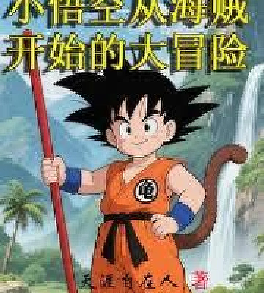 Cover image for Little Goku's Great Adventure Starting from One Piece (小悟空从海贼开始的大冒险)