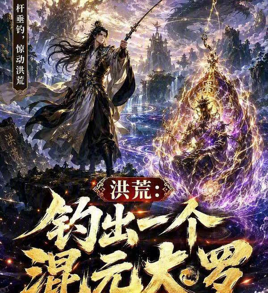 Cover image for Prehistoric: Fishing Out a Hunyuan Daluo (Pré-Histórico: Pescando um Hunyuan Daluo; Доисторическая Эпоха: Выудив Хуньюань Дало; Hồng Hoang: Câu Được Một Vị Hỗn Nguyên Đại La; Prasejarah: Memancing Seorang Hunyuan Daluo; Primordial: Pescando un Hunyuan Daluo; Hóng Huāng: Diào Chū Yīgè Hùnyuán Dàluó; 洪荒：钓出一个混元大罗)