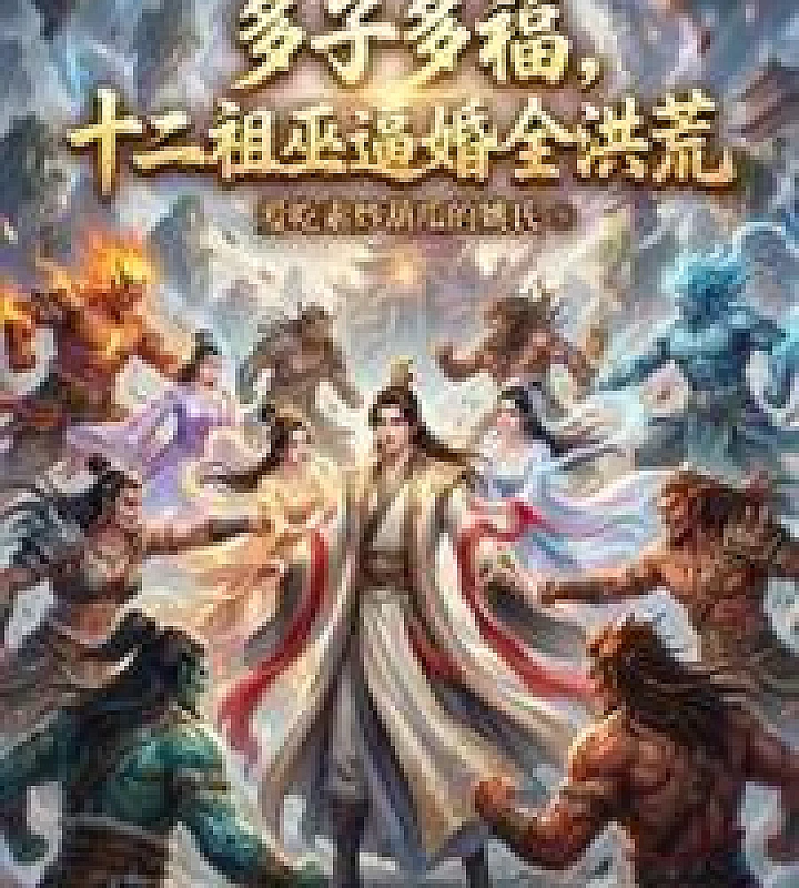 Cover image for Many children, many blessings; the twelve ancestral witches forced marriages throughout the primordi (多子多福，十二祖巫逼婚全洪荒)