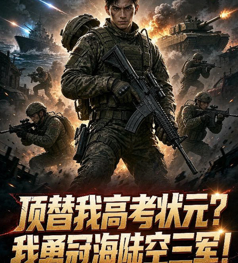 Cover image for The Top Scorer's New Challenge (顶替我高考状元？我勇冠海陆空三军！)