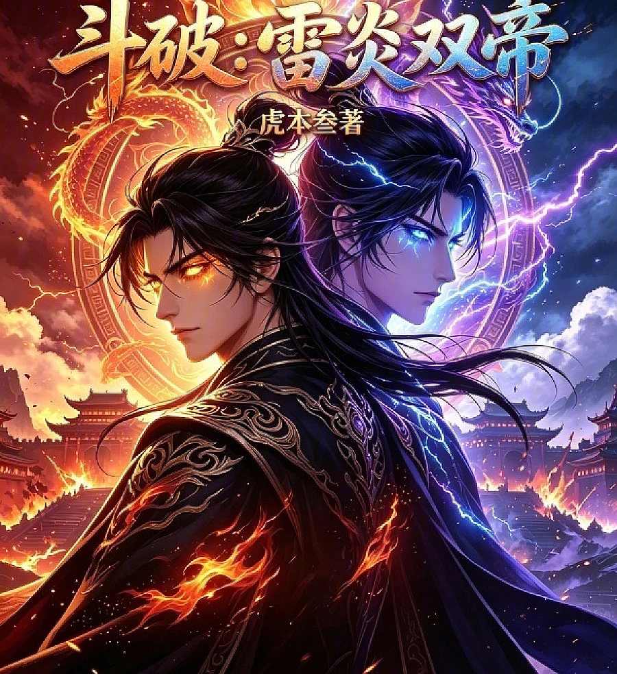 Cover image for Fighting: The Two Emperors of Thunder and Flame (斗破：雷炎双帝)