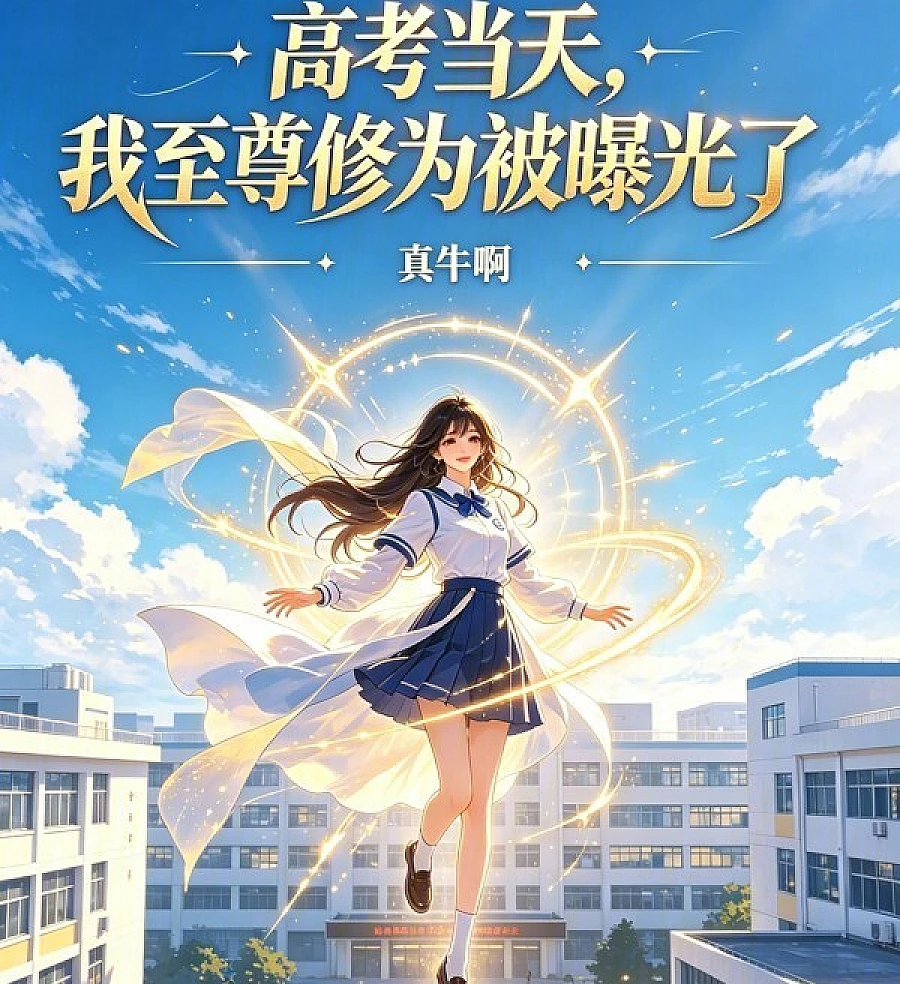 Cover image for My Supreme Cultivation Was Exposed on College Entrance Exam Day (Minha Cultivação Suprema Foi Exposta no Dia do Exame de Admissão Universitária; Моя верховная культивация раскрылась в день вступительных экзаменов; Tu Vi Chí Tôn Của Tôi Bị Lộ Vào Ngày Thi Đại Học; Kultivasi Tertinggiku Terungkap pada Hari Ujian Masuk Perguruan Tinggi; Mi Cultivación Suprema Fue Revelada el Día del Examen de Ingreso Universitario; Gāokǎo Dāngtiān, Wǒ Zhìzūn Xiūwéi Bèi Pùguāngle; 高考当天，我至尊修为被曝光了)