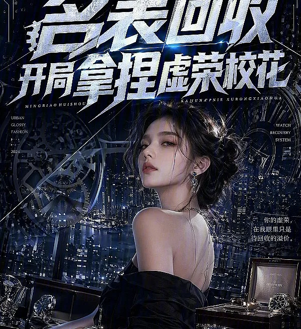 Cover image for Luxury Redemption: The Fake-to-Real System (Reciclagem de Relógios de Luxo: Pegando a Colegial Vaidoso; Скупка роскошных часов: ловля тщеславной студентки; Thu Mua Đồng Hồ Xa Xỉ: Bắt Gặp Cô Nữ Sinh Hão Huyền; Daur Ulang Jam Tangan Mewah: Menangkap Siswi Sombong; Reciclaje de Relojes de Lujo: Atrapando a la Coqueta del Campus; Ming Biao Hui Shou, Kai Ju Na Nie Xu Rong Xiao Hua; 名表回收，开局拿捏虚荣校花)
