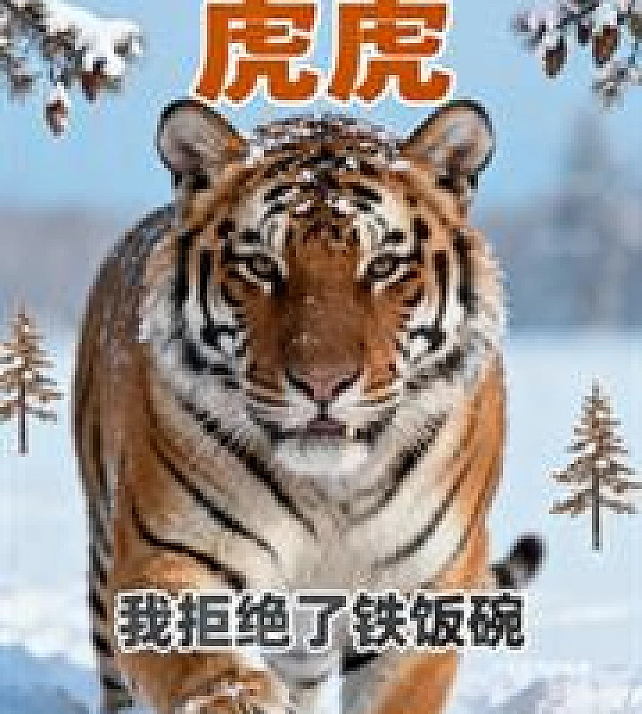 Cover image for Tiger, I rejected the iron rice bowl. (虎虎我拒绝了铁饭碗)