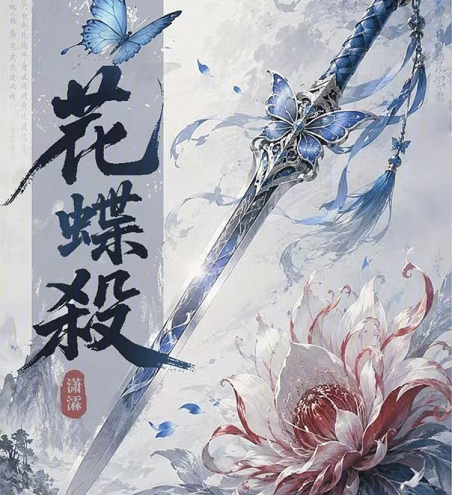 Cover image for The Butterfly Blade (A Matança da Borboleta; Убийство Бабочки; Sát Thủ Hoa Điệp; Pembunuhan Kupu-Kupu; La Matanza de la Mariposa; Huā Dié Shā; 花蝶殺)