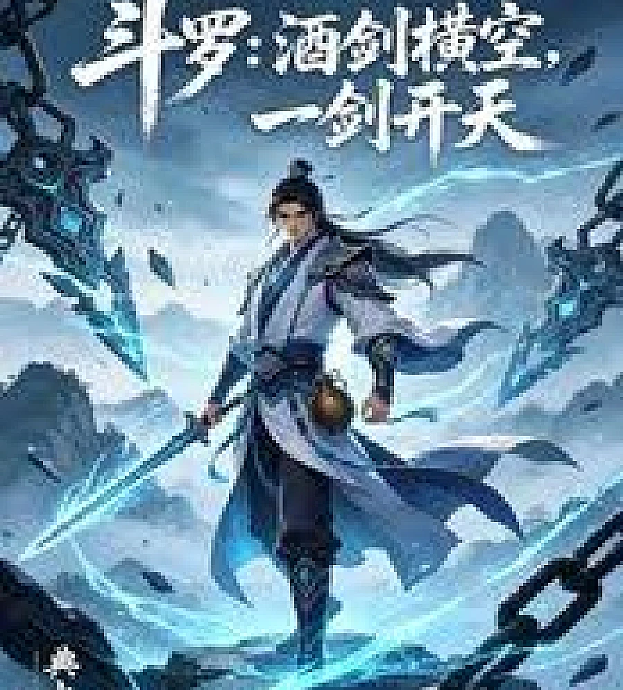Cover image for Douluo Continent: The Sword of Wine Sweeps Across the Sky, One Sword Opens the Heavens (斗罗：酒剑横空，一剑开天)