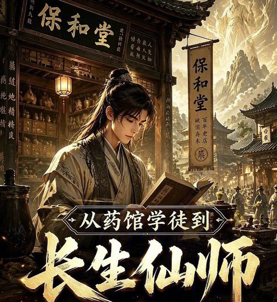 Cover image for From Apothecary Apprentice to Immortal Master (从药馆学徒到长生仙师)