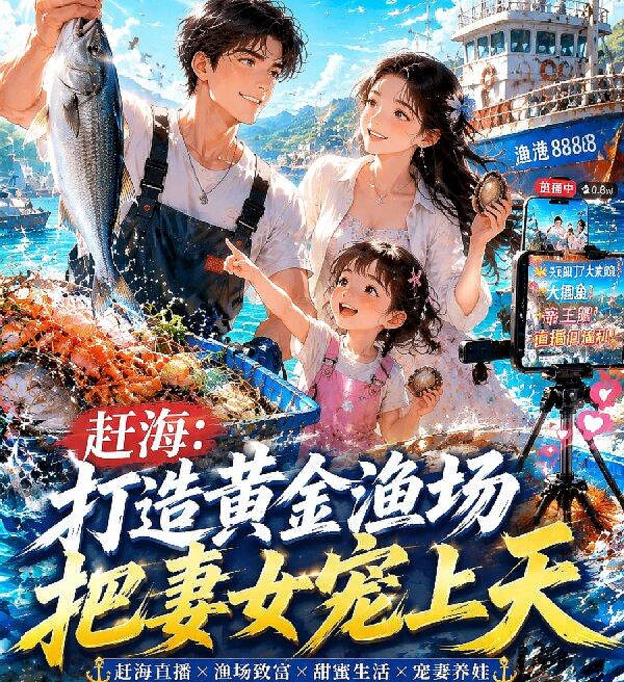 Cover image for Tides of Fortune: Building a Seafood Empire and Pampering My Family (赶海：打造黄金渔场，把妻女宠上天)