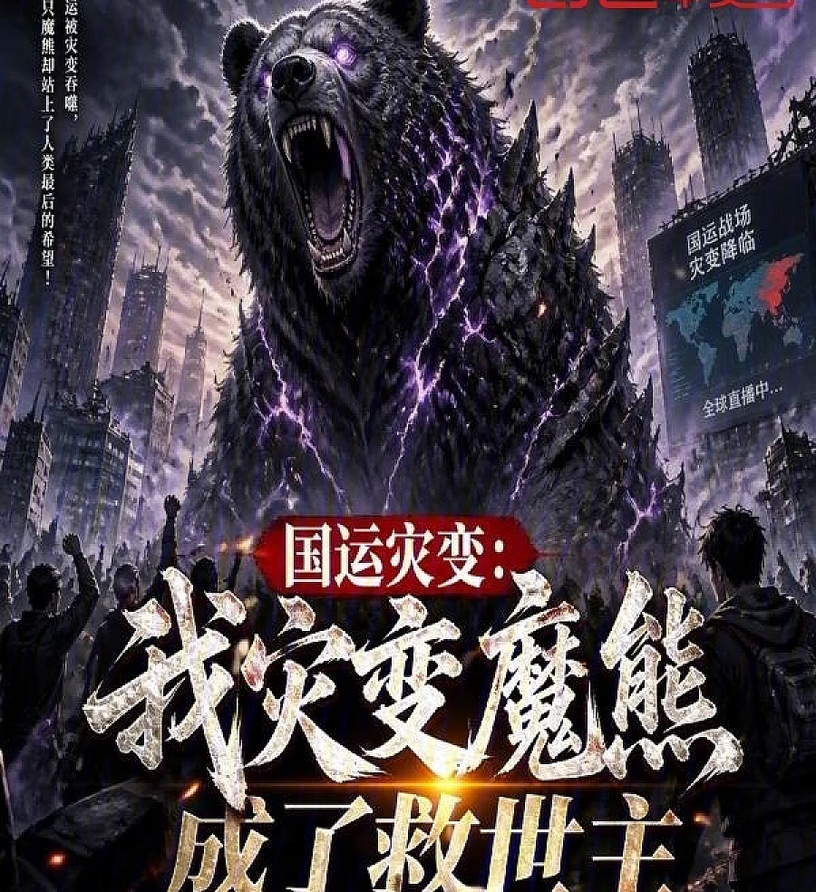 Cover image for National Fate Catastrophe: The Calamity Bear Becomes the Savior (Destino Nacional: O Urso da Catástrofe Torna-se o Salvador; Национальная Судьба: Медведь Катастрофы Становится Спасителем; Vận Mệnh Quốc Gia: Gấu Thảm Họa Trở Thành Cứu Tinh; Takdir Nasional: Beruang Bencana Menjadi Penyelamat; Destino Nacional: El Oso de la Calamidad se Convierte en el Salvador)