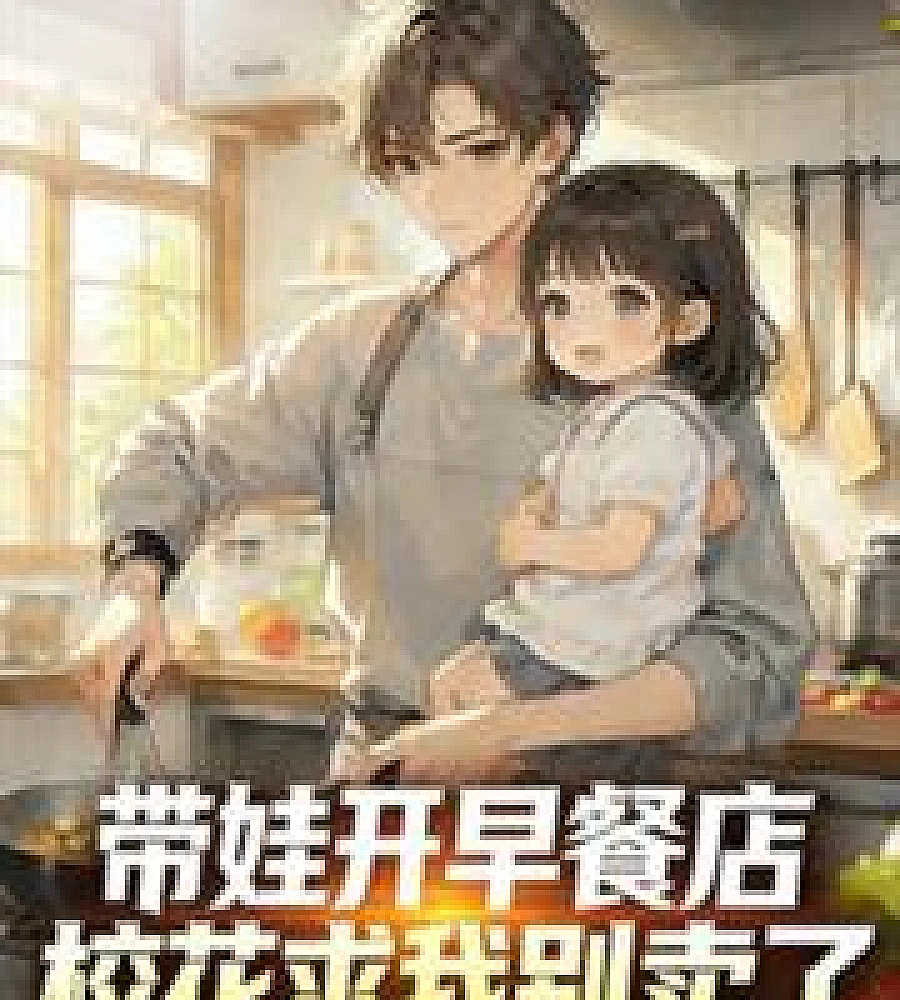 Cover image for opened a breakfast shop while raising my child, and the school beauty begged me not to sell it any (带娃开早餐店，校花求我别卖了)