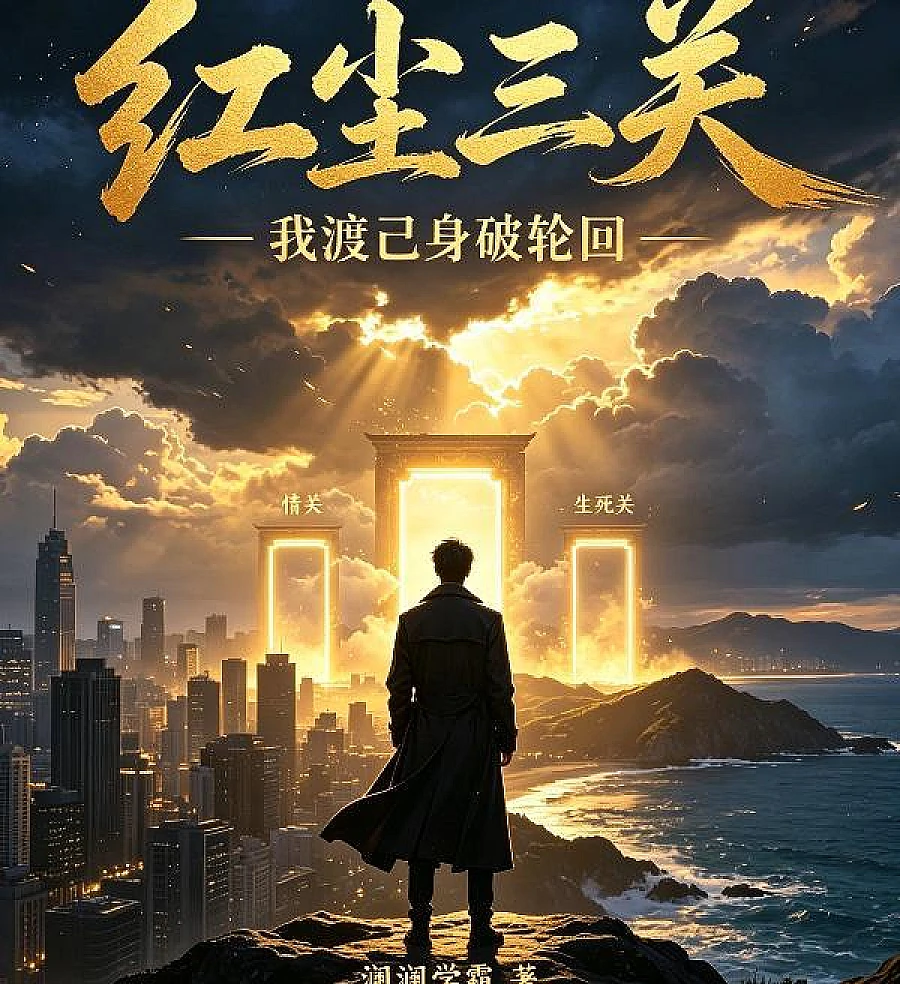 Cover image for Three Trials of the Mortal World: Transcending the Flesh and Breaking Samsara (红尘三关：我渡己身破轮回)