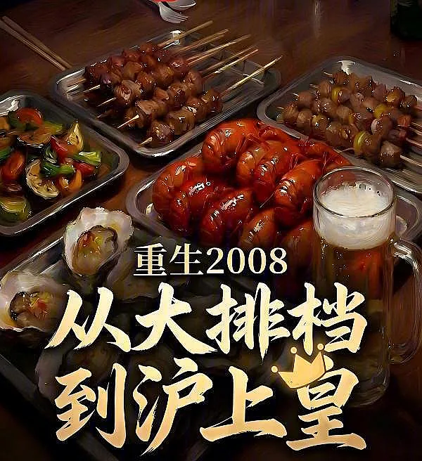 Cover image for Reborn 2008: From Street Food Stall to King of Shanghai (Renascido em 2008: Da Barraca de Rua a Rei de Xangai; Возрождение в 2008: От уличного ларька до владыки Шанхая; Trọng Sinh 2008: Từ Quán Ăn Vỉa Hè Đến Hoàng Đế Thượng Hải; Terlahir Kembali di 2008: Dari Kedai Kaki Lima Menjadi Raja Shanghai; Renacido en 2008: De Puesto Callejero a Rey de Shanghái; Chongsheng 2008: Cong Dapaidang Dao Hushanghuang; 重生2008：从大排档到沪上皇)