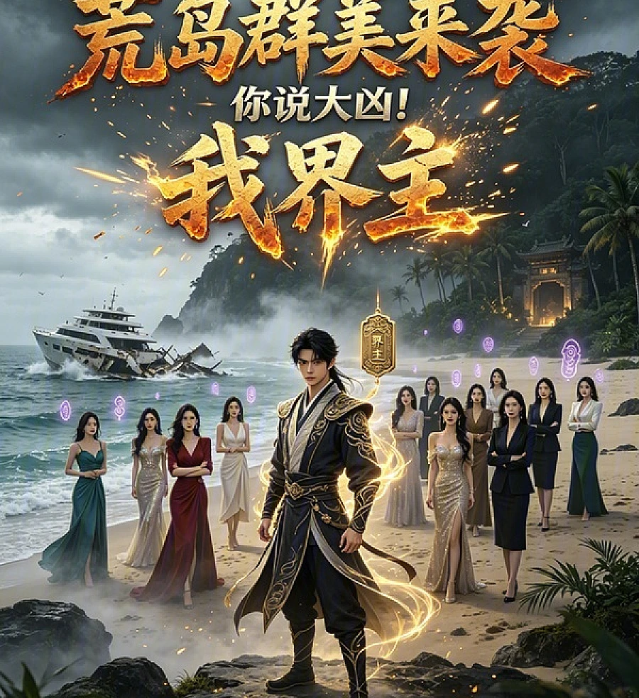 Beauties Descend on the Deserted Island, You Say It's a Bad Omen? I Am the Realm Lord!