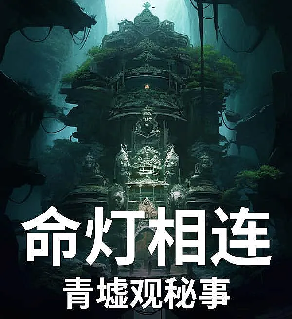 Cover image for Fate Lamps Entwined: The Secrets of Qingxu Temple (Lâmpadas do Destino Entrelaçadas: Os Segredos do Templo Qingxu; Связанные Светильники Судьбы: Тайны Храма Цинсюй; Đèn Định Mệnh Quấn Quýt: Bí Mật Đạo Quán Thanh Hư; Lentera Takdir Terjalin: Rahasia Kuil Qingxu; Lámparas del Destino Entrelazadas: Los Secretos del Templo Qingxu; Ming Deng Xiang Lian: Qingxu Guan Mi Shi; 命灯相连：青墟观秘事)