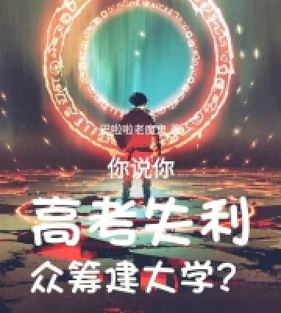 Cover image for You said you failed your college entrance exam and are now crowdfunding to build a university? (你说你高考失利，众筹建大学？)