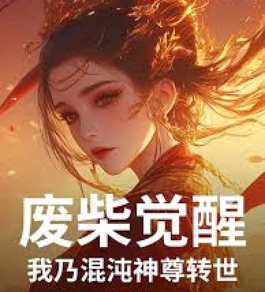 Cover image for A useless person awakens: I am the reincarnation of the Chaos God. (废柴觉醒我乃混沌神尊转世)