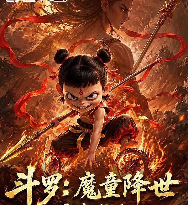 Cover image for Douluo: The Devil Child Descends, I Am Nezha (Douluo: O Menino Demônio Desce ao Mundo, Eu Sou Nezha; Доуло: Дьявольский мальчик приходит в мир, я — Нэчжа; Đấu La: Ma Đồng Giáng Thế, Ta Là Nezha; Douluo: Anak Iblis Turun ke Dunia, Aku Adalah Nezha; Douluo: El Niño Diablo Desciende, Soy Nezha; Douluo: Mótóng Jiàngshì, Wú Wéi Nézhā; 斗罗：魔童降世，吾为哪吒)