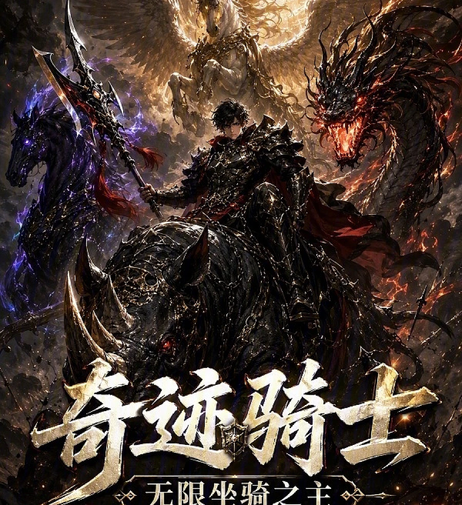 Cover image for Miracle Knight: Master of Infinite Mounts (Cavaleiro Milagroso: Mestre das Montarias Infinitas; Рыцарь Чудес: Владыка Бесконечных Скакунов; Hiệp Sĩ Kỳ Tích: Chúa Tể Tọa Kỵ Vô Hạn; Ksatria Keajaiban: Penguasa Tunggangan Tak Terbatas; Caballero Milagroso: Señor de las Monturas Infinitas)