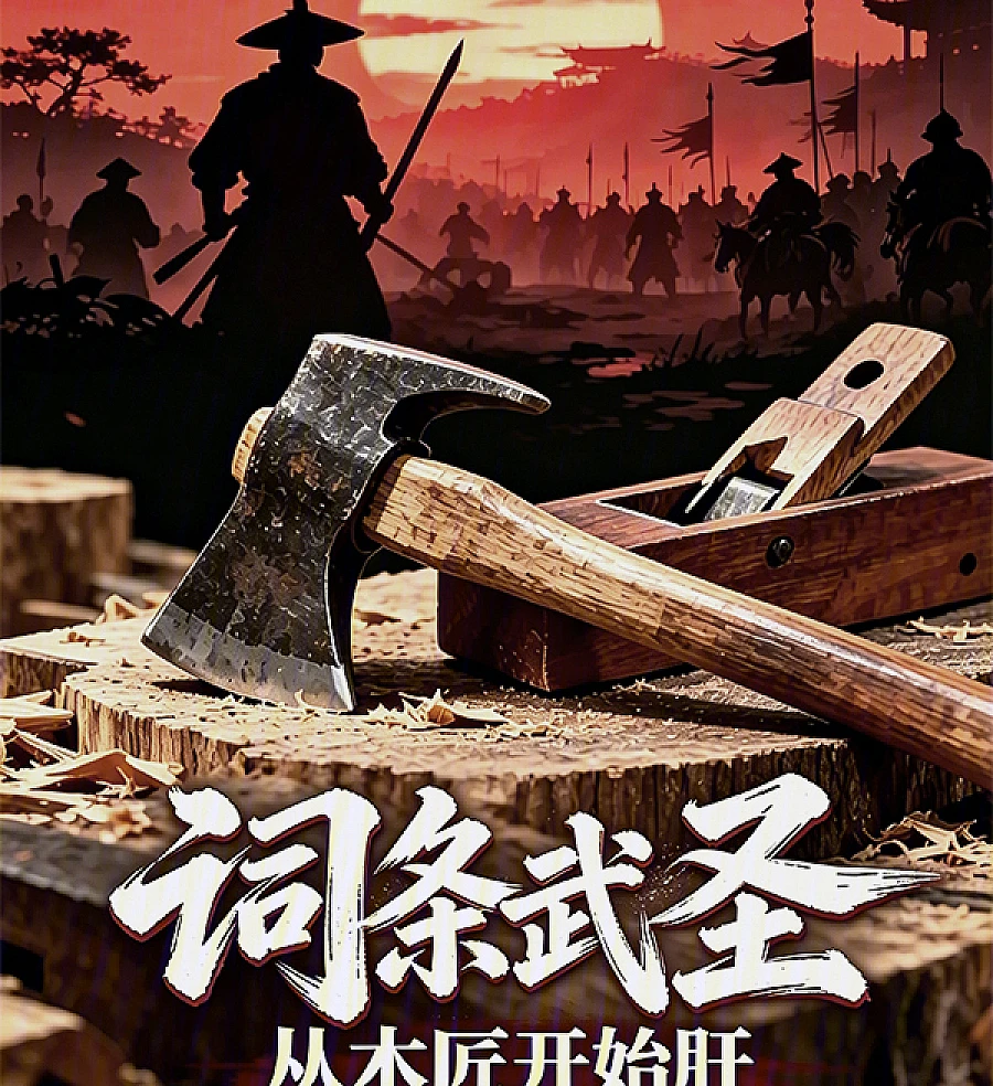 Cover image for Entry Wu Sheng: Start as a Carpenter (词条武圣：从木匠开始肝)