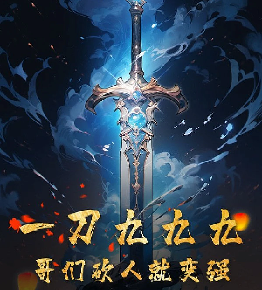Cover image for One Sword to Rule Them All (一刀九九九，哥们砍人就变强)