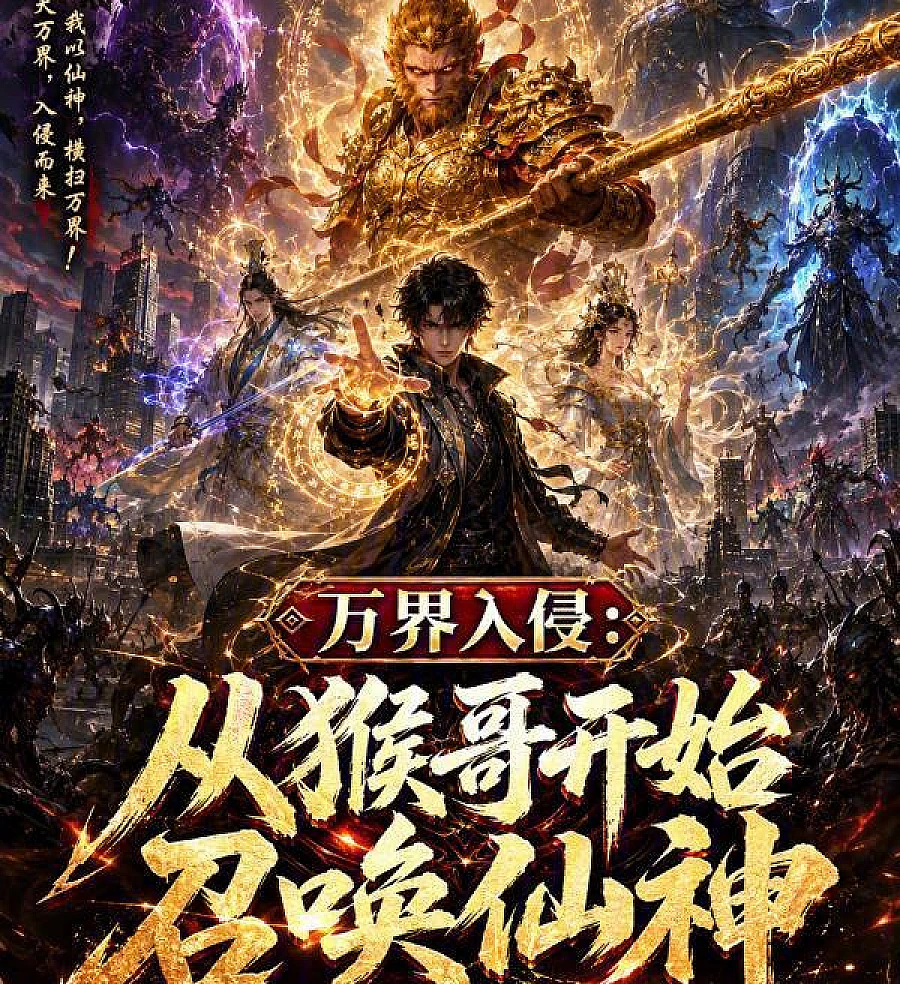 Cover image for Invasion of All Realms: Summoning Immortals from Brother Monkey (万界入侵：从猴哥开始召唤仙神)