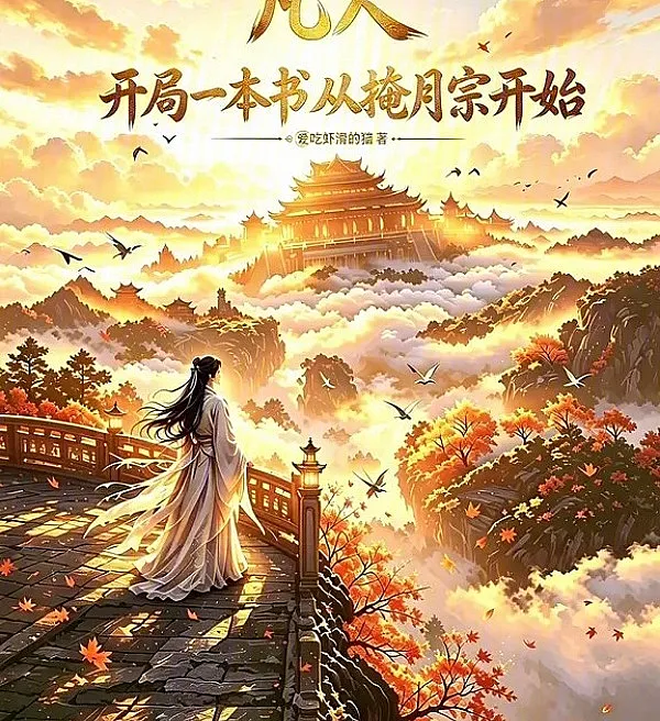 Cover image for Mortal: Starting from the Moon Embracing Sect with a Book (Mortal: Começando com um Livro a Partir da Seita Abraçando a Lua; Смертный: Начало с Книгой из Секты Объятий Луны; Phàm Nhân: Khởi Đầu Với Một Cuốn Sách Từ Yểm Nguyệt Tông; Mortal: Memulai dari Sekte Memeluk Bulan dengan Sebuah Buku; Mortal: Iniciando con un Libro desde la Secta Abrazando la Luna; Fanren: Kaiju Yi Benshu Cong Yanyuezong Kaishi; 凡人：开局一本书从掩月宗开始)