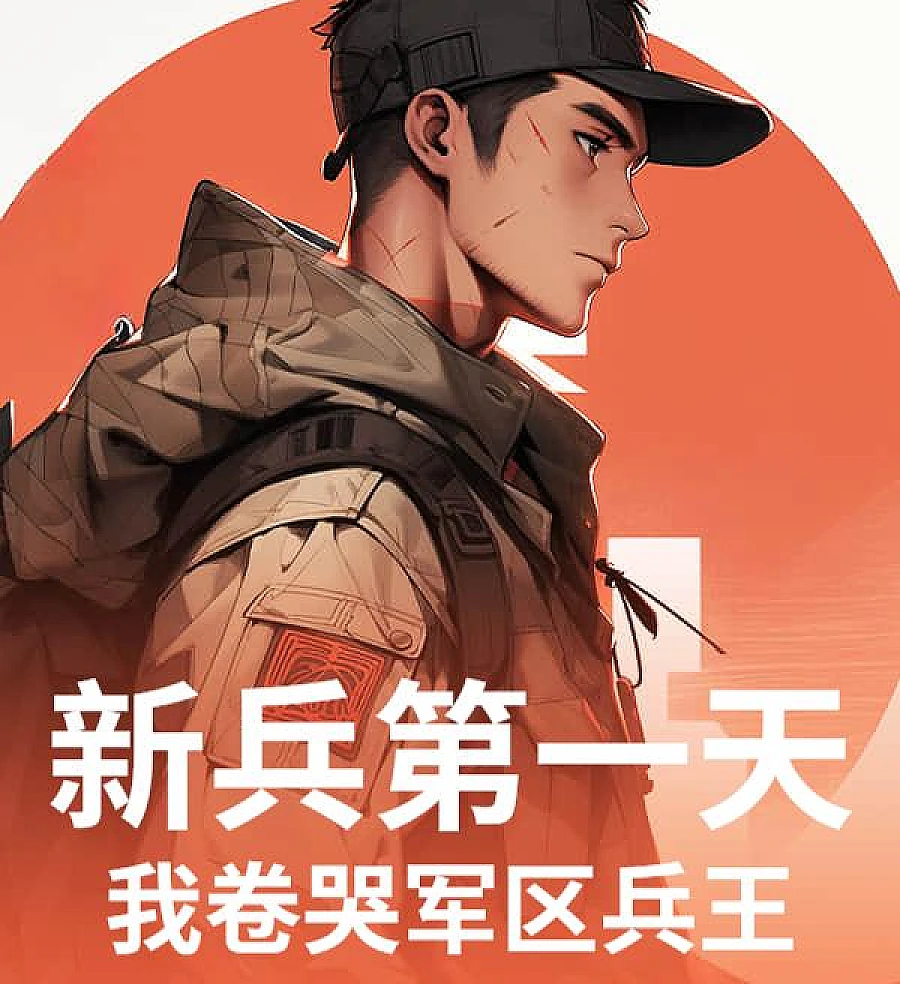 Cover image for On the First Day as a New Recruit, I Broke the Military Region's King of Soldiers (No primeiro dia como recruta, fiz o rei dos soldados da região militar chorar; В первый день новобранцем я заставил плакать короля солдат военного округа; Vào ngày đầu tiên làm tân binh, tôi đã khiến vua lính của quân khu khóc; Di hari pertama sebagai rekrut baru, aku membuat raja prajurit wilayah militer menangis; El primer día como recluta, hice llorar al rey de los soldados de la región militar; Xinbing Ditiandi, Wo Juan Ku Junqu Bingwang; 新兵第一天，我卷哭军区兵王)