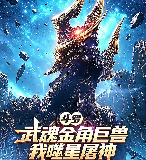 Cover image for Douluo: Golden Behemoth, Devourer of Stars and Slayer of Gods (Douluo: Besta Dourada com Chifres, Devoradora de Estrelas e Matadora de Deuses; Douluo: Золотой Зверь-Рог, Пожиратель Звёзд и Убийца Богов; Douluo: Kim Ngưu Cự Thú, Kẻ Nuốt Sao Giết Thần; Douluo: Binatang Emas Bertanduk, Pemakan Bintang dan Pembunuh Dewa; Douluo: Bestia Dorada, Devoradora de Estrellas y Matadioses; Douluo: Wuhun Jinjiao Jushou, Wo Shi Xing Tu Shen; 斗罗：武魂金角巨兽，我噬星屠神)
