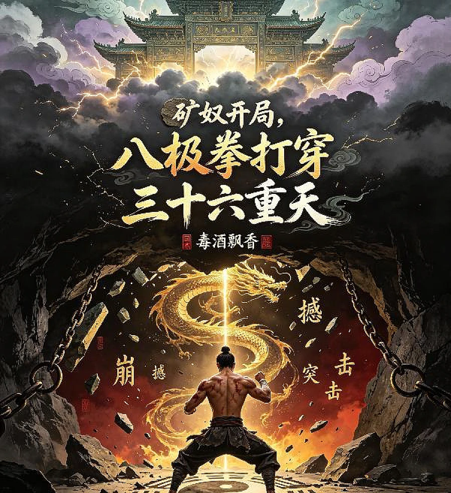 Cover image for From Menial Labor to Martial Mastery: Bajiquan Pierces the Thirty-Sixth Realm (矿奴开局，八极拳打穿三十六重天)
