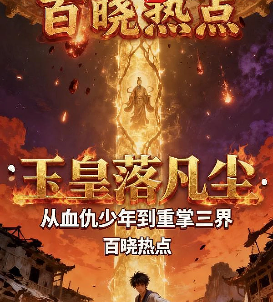 Cover image for Descent of the Jade Emperor: Reclaiming the Three Realms (玉皇落凡尘：从血仇少年到重掌三界)