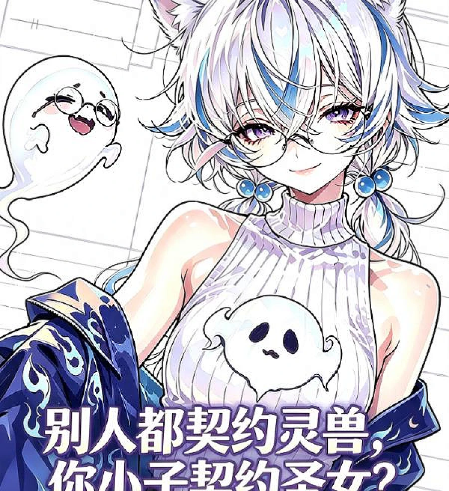 Cover image for The Unconventional Contract: A Saint for a Partner (别人都契约灵兽，你小子契约圣女？)