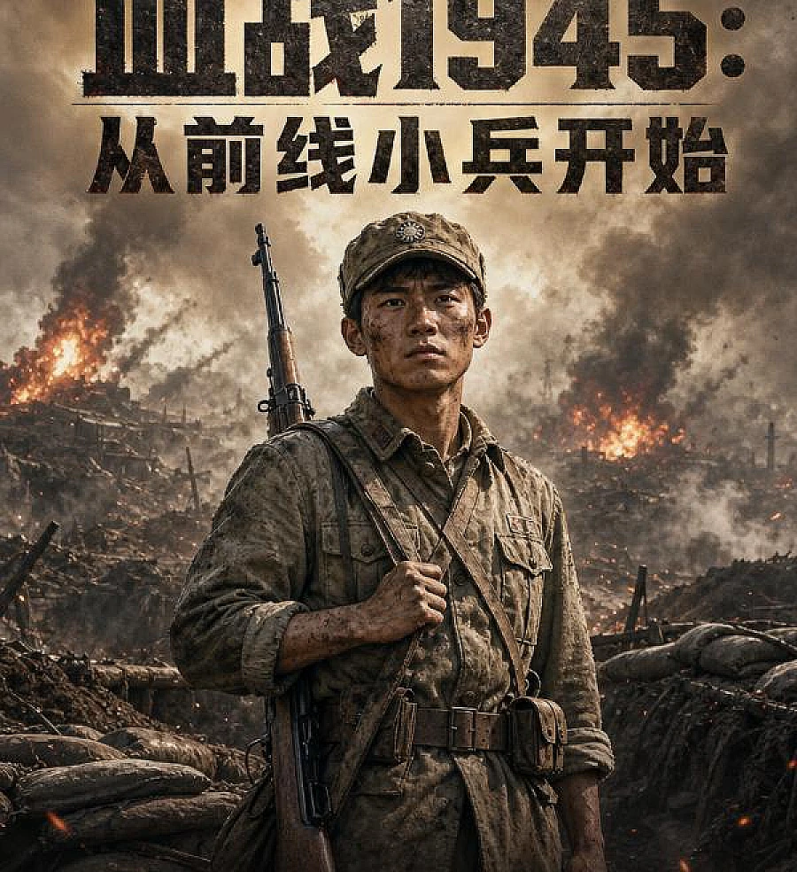 Cover image for Bloody War 1945: From Frontline Soldier to Legend (血战1945：从前线小兵开始)