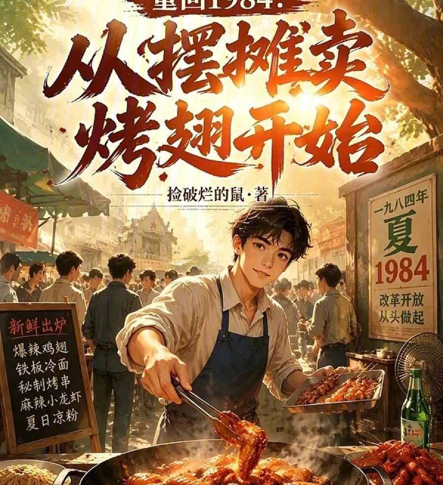 Cover image for Back to 1984: Starting with a Street Food Stall (重回1984：从摆摊卖烤翅开始)