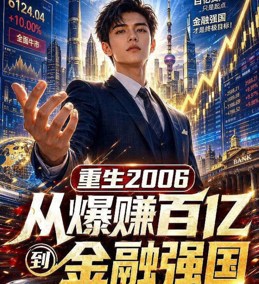 Cover image for Rebirth in 2006: Building a Financial Empire from Ten Billion (Renascer em 2006: De faturar dezenas de bilhões a se tornar uma potência financeira; Возрождение в 2006 году: Создание финансовой сверхдержавы с десятков миллиардов; Trọng Sinh 2006: Từ Kiếm Hàng Chục Tỷ Bắt Đầu Cường Quốc Tài Chính; Lahir Kembali di 2006: Mulai dari Meraup Puluhan Miliar hingga Menjadi Kekuatan Finansial; Renacer en 2006: Desde ganar diez mil millones hasta convertirse en una potencia financiera; Chongsheng 2006: Cong Bao Zhuan Bai Yi Kaishi Jinrong Qiangguo; 重生2006：从爆赚百亿开始金融强国)
