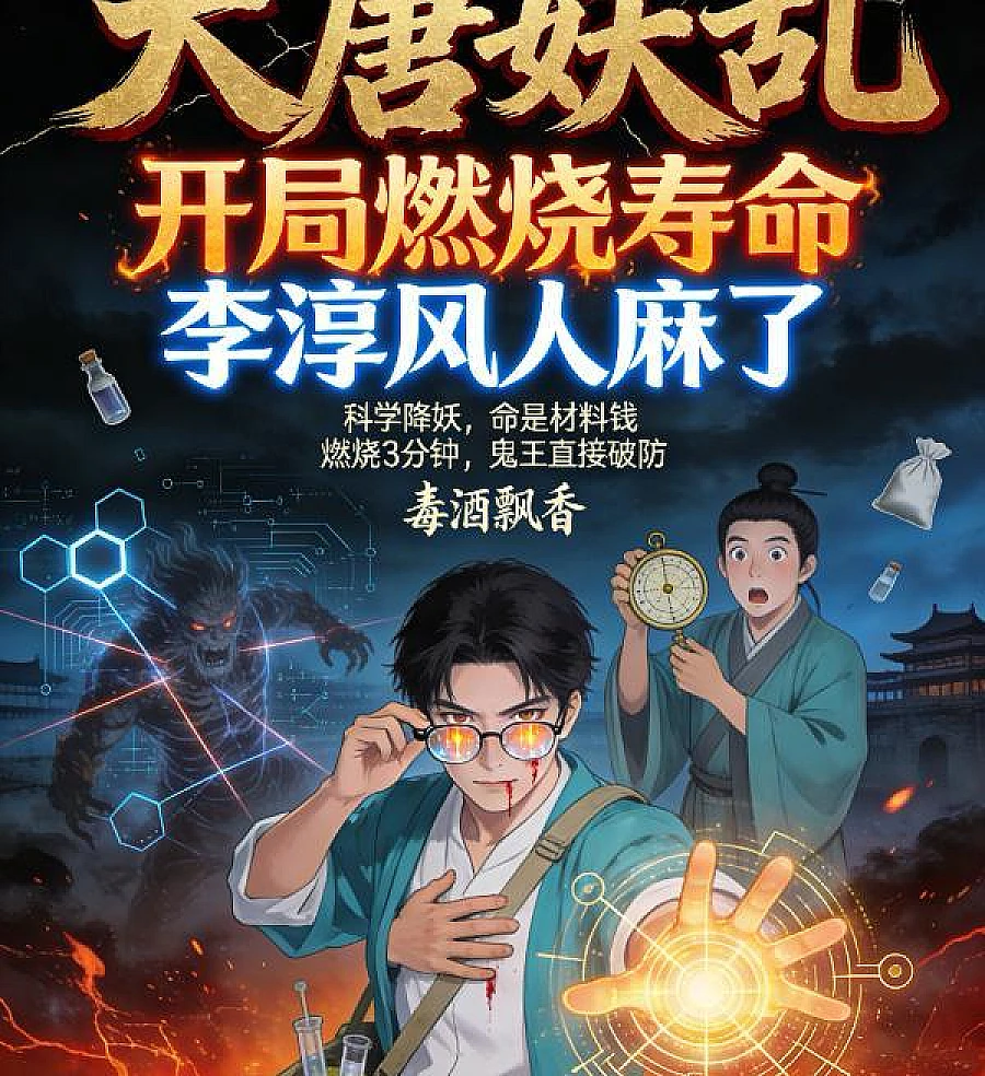 Cover image for The Demonic Chaos of the Tang Dynasty: Burning Lifespan, Li Chunfeng Becomes Paralyzed (大唐妖乱：开局燃烧寿命，李淳风人麻了)