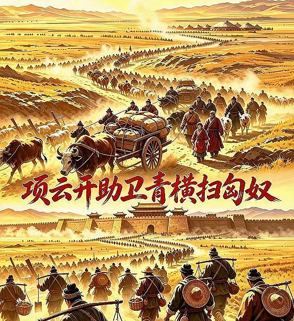 Xiang Yunkai Helps Wei Qing Sweep Away the Xiongnu