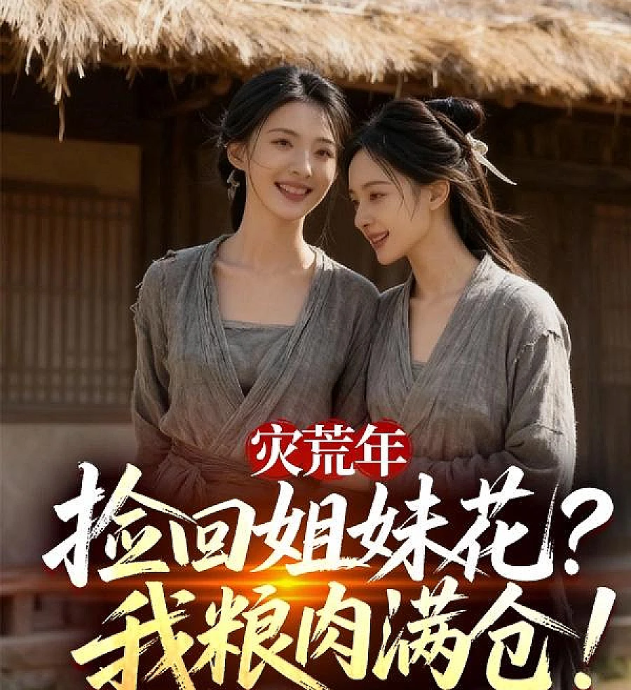 Cover image for I Picked Up the Sisters in a Famine Year, and My Warehouse Is Full of Food and Meat! (No ano de fome, resgatei irmãs, e meu armazém está cheio de comida e carne!; В год голода я подобрал сестер, и мой склад полон еды и мяса!; Nhặt được cặp chị em năm mất mùa, kho lương thực và thịt của tôi đầy ắp!; Di tahun kelaparan, aku menyelamatkan dua saudari, dan gudangku penuh dengan makanan dan daging!; En tiempos de hambruna, rescaté a unas hermanas ¡y mi almacén está lleno de comida y carne!; Zaihuangnian Jianhui Jiemeihua, Wo Liangrou Mancang!; 灾荒年捡回姐妹花，我粮肉满仓！)